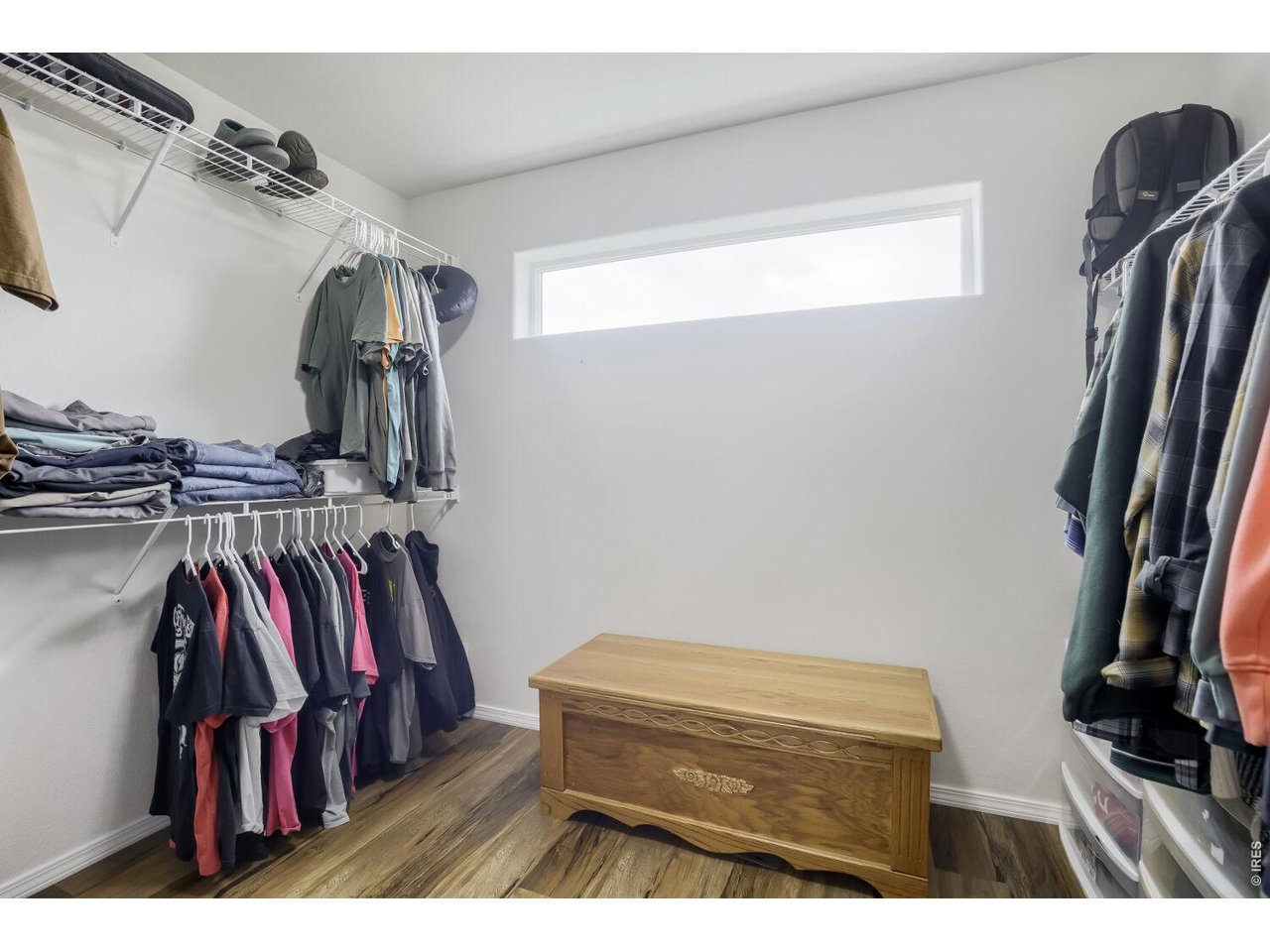 Primary large walk-in closet