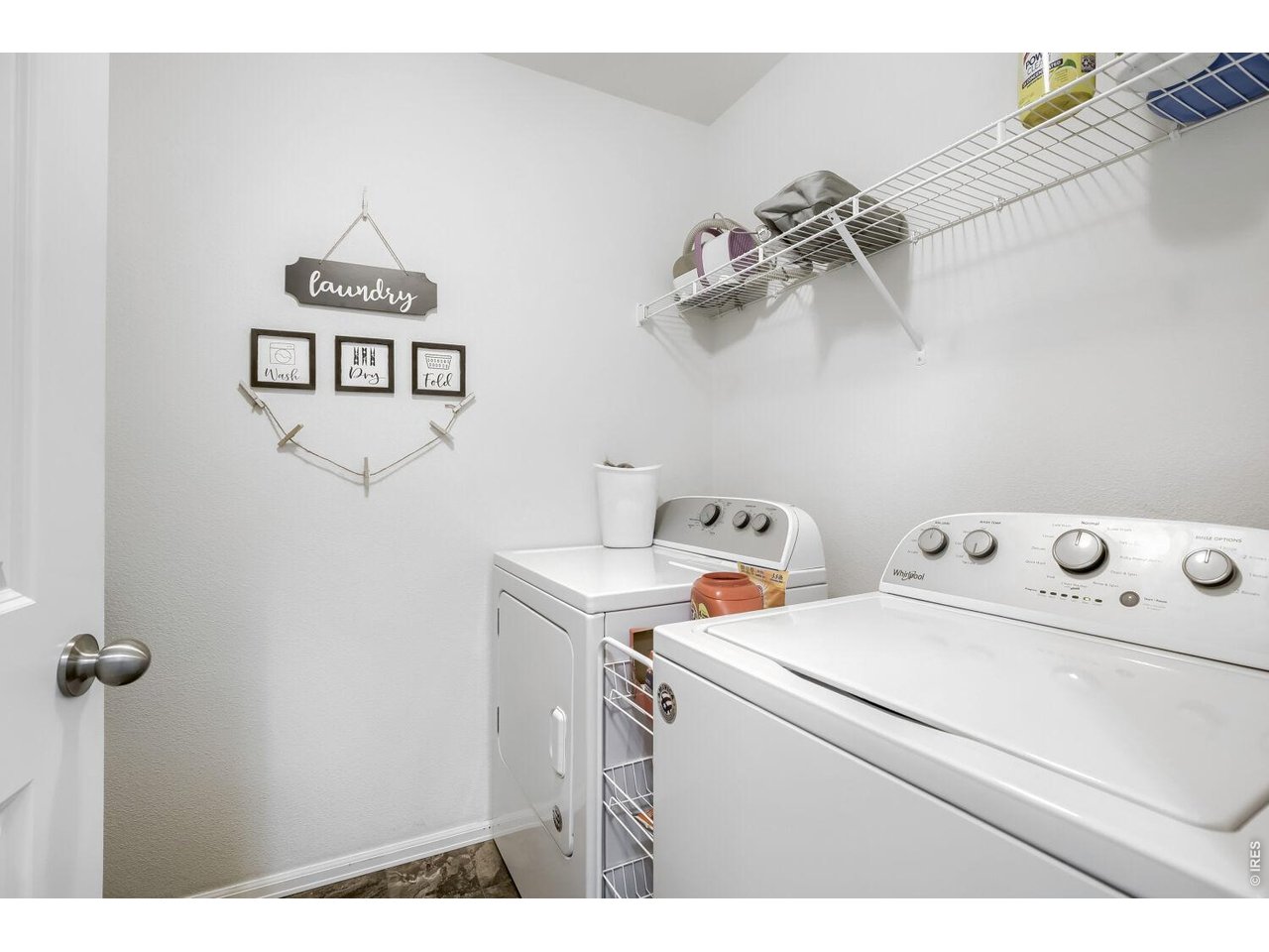 Laundry room upstairs for convenience