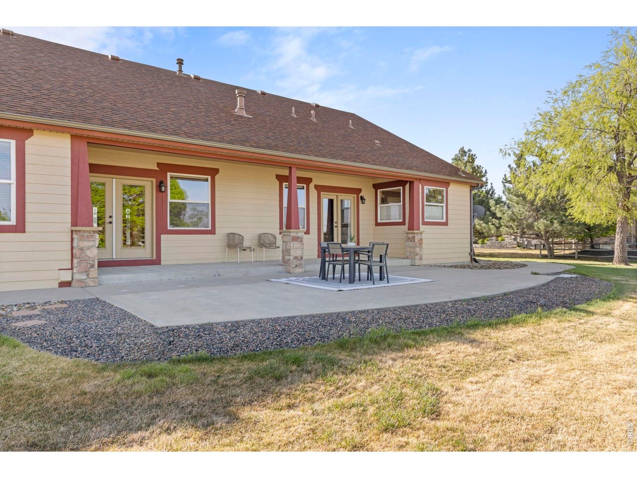 Large Patio Accessible From Living Room and Primary Bedroom