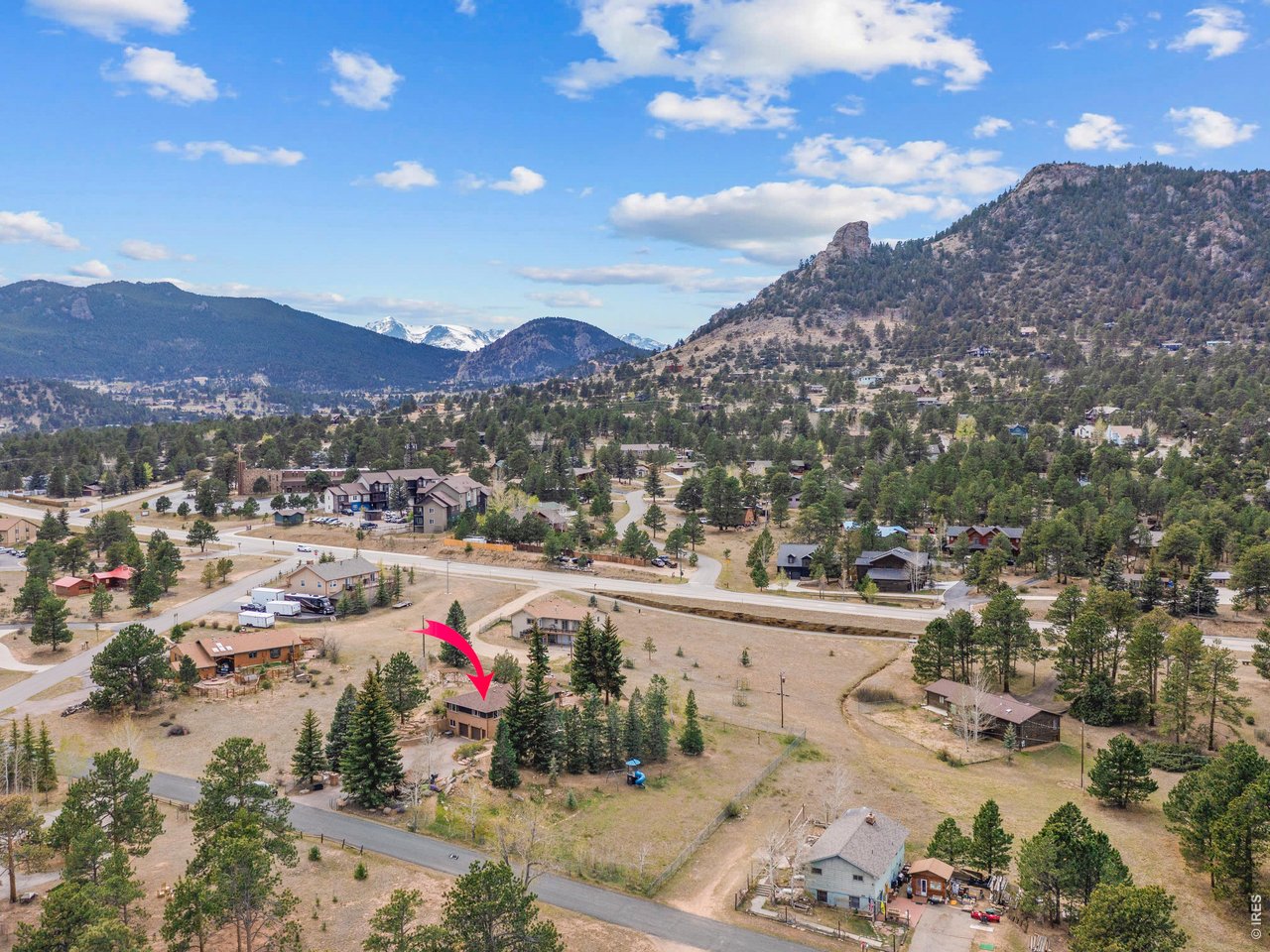 Located just minutes from downtown Estes Park and local schools, with miles of walking and biking paths right outside your back door