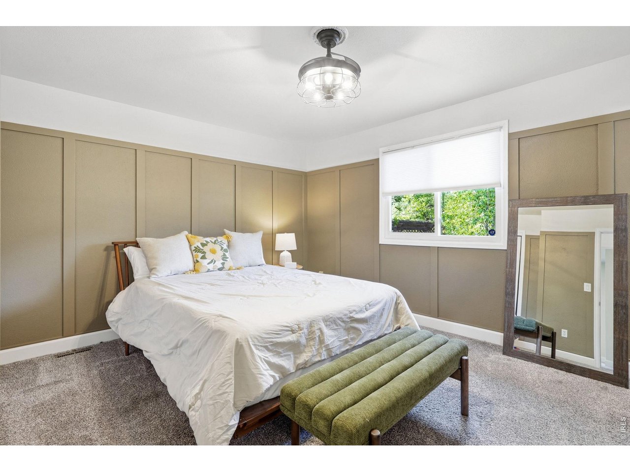 Primary suite with a beautifully remodeled bathroom