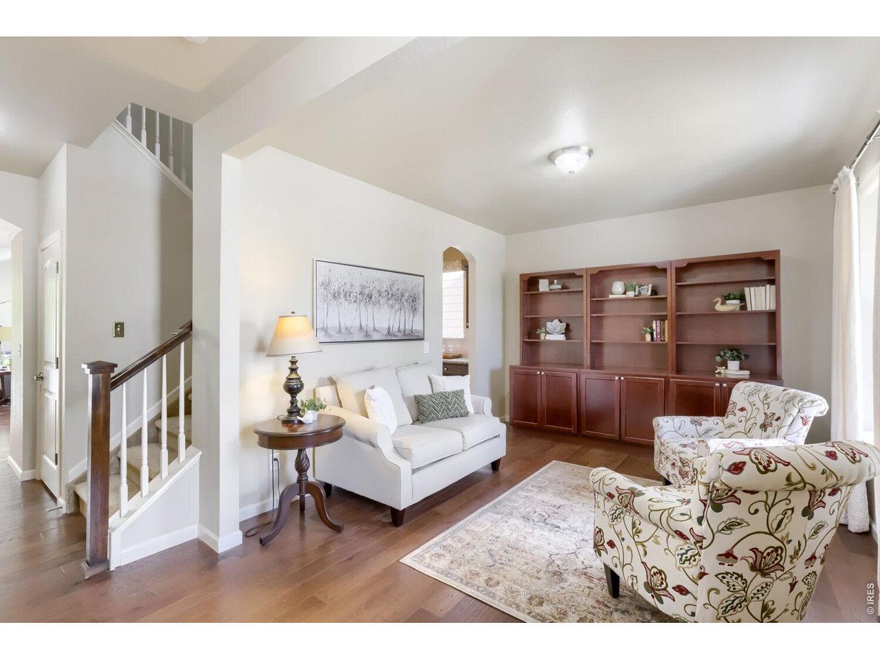 Entry foyer to formal dining or living room