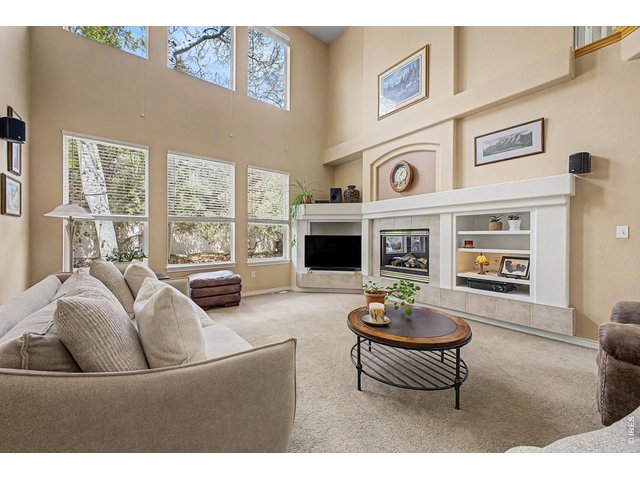 Property Photo 5 Living Room with Huge Windows and Vaulted Ceilings 