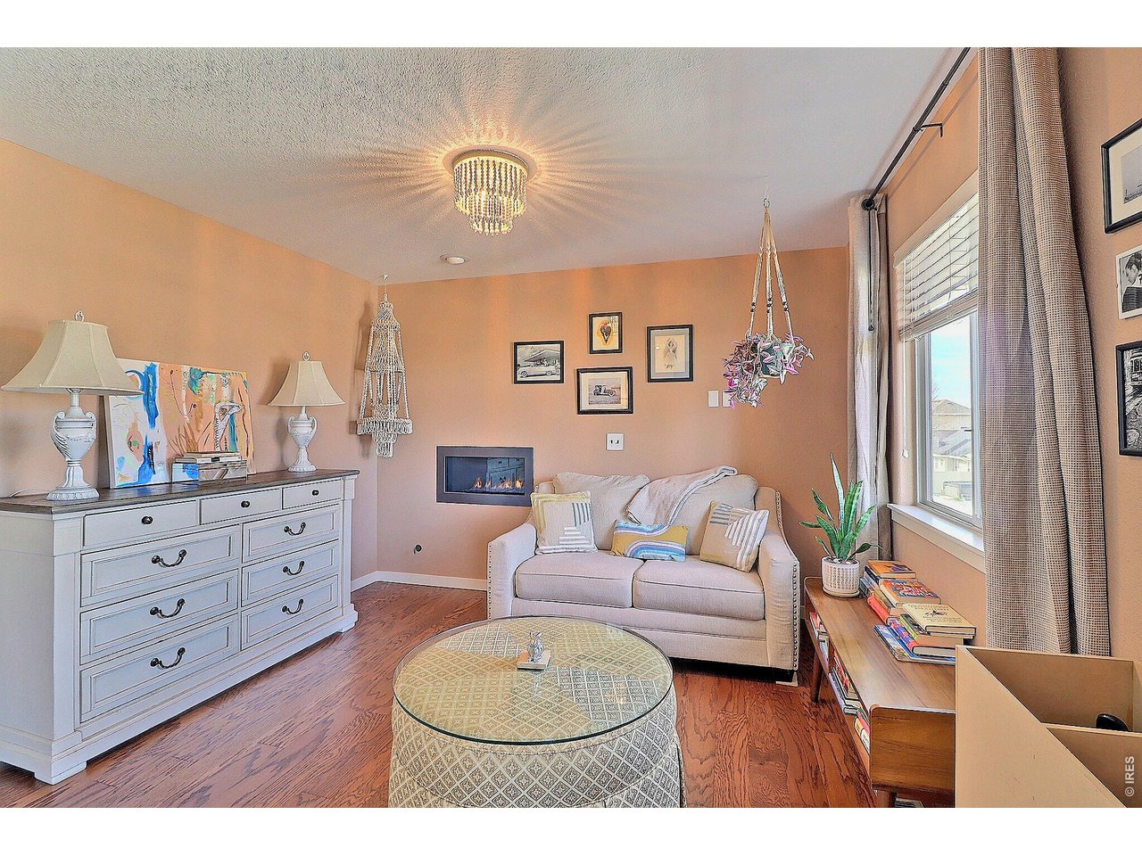 Sitting Area with Fireplace