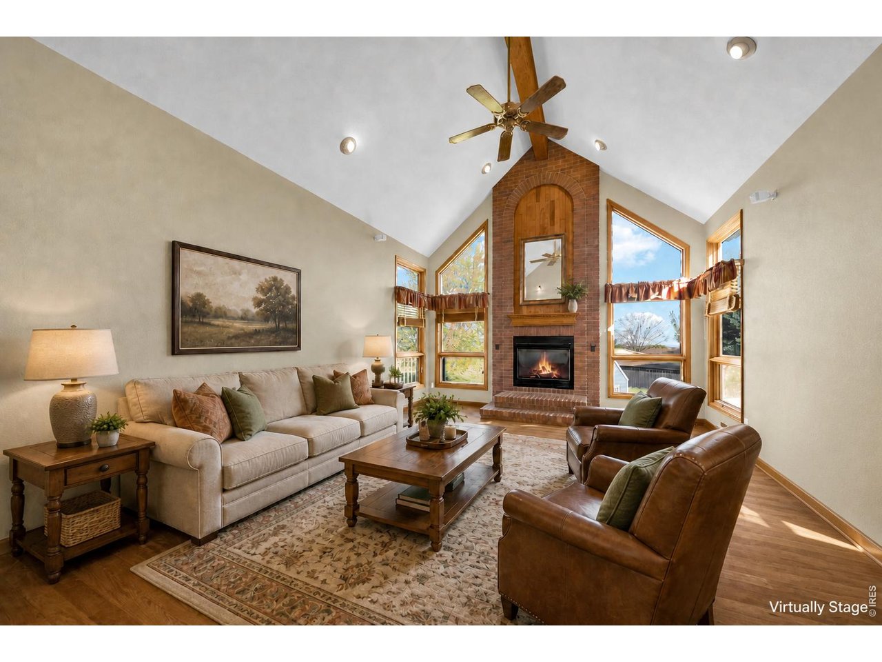 Great Room Virtually Staged