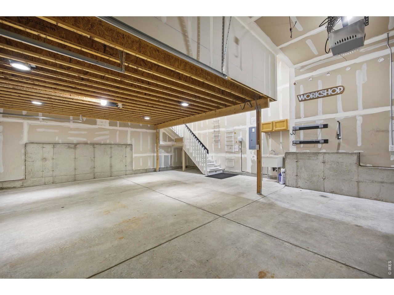 Oversized 3 Car Garage Plus Upper Loft