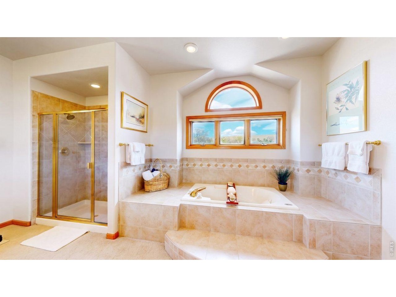 Shower in primary bath 