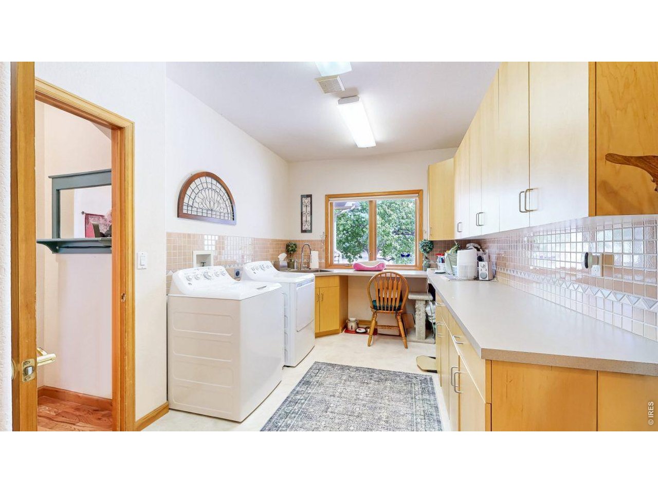 Utility room near garage 