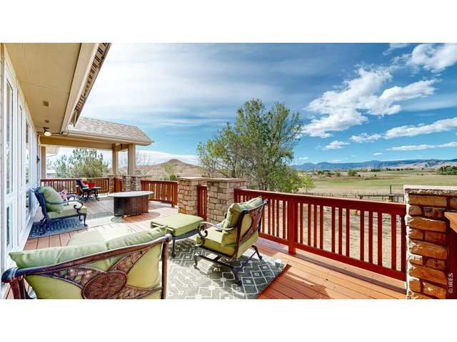 Property Photo 40 Back deck showing Haystack Mountain