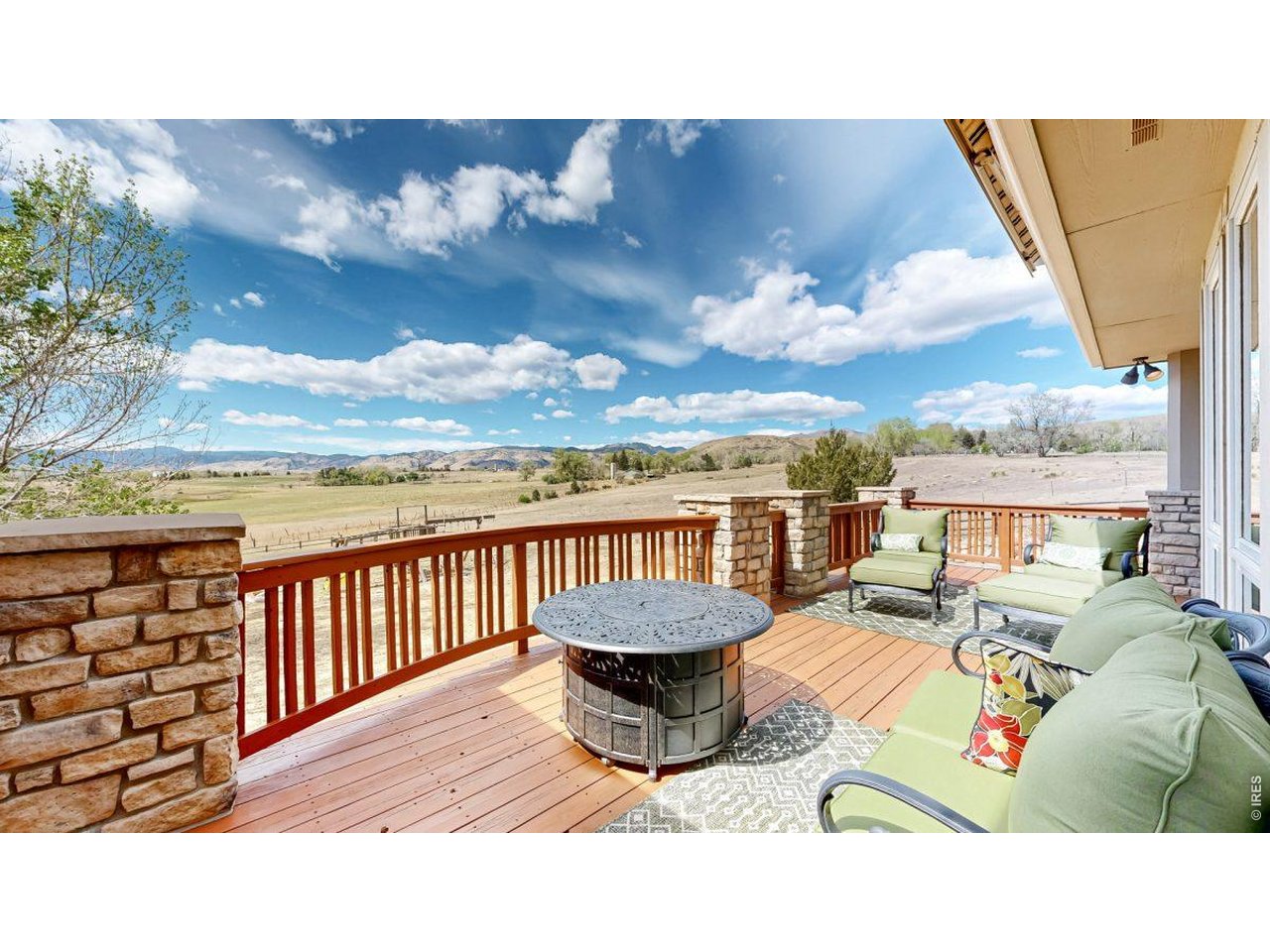 Back deck looking west