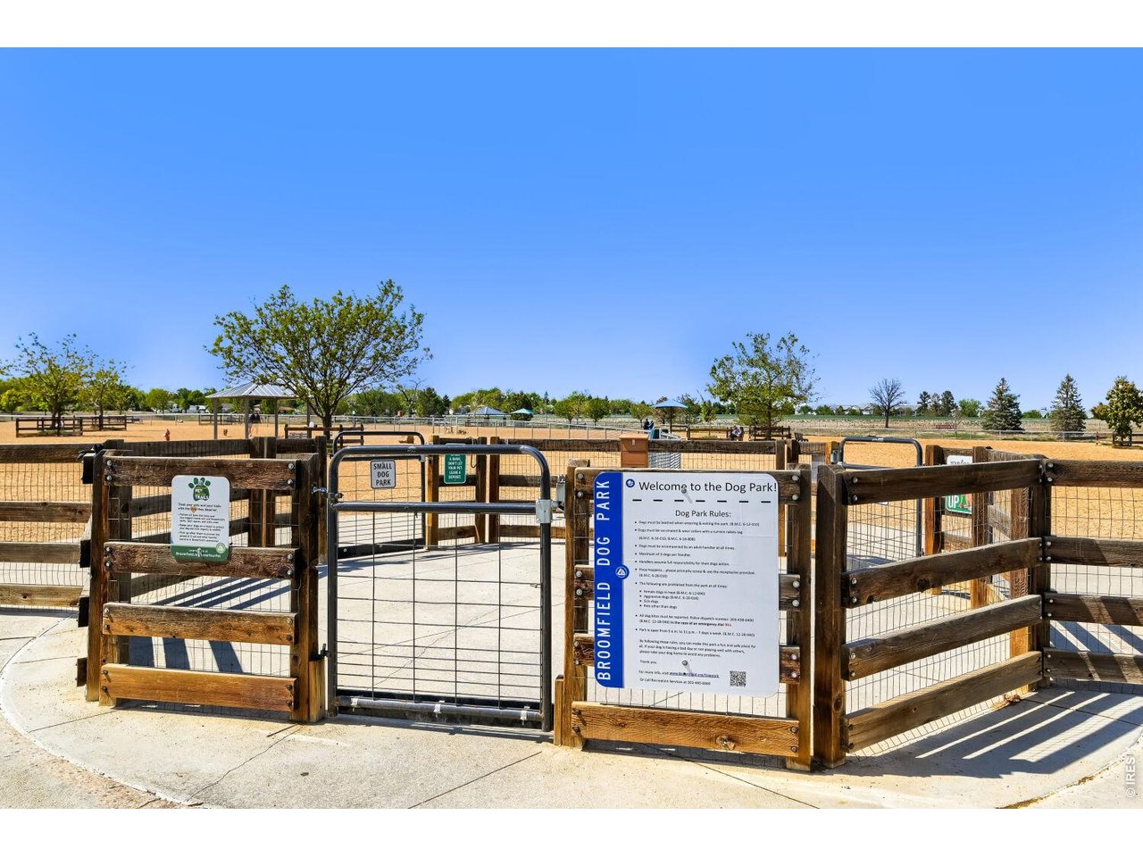 Large dog park within a short distance!