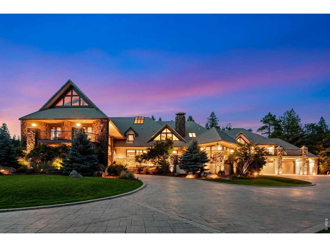 This home exudes beauty day or night!