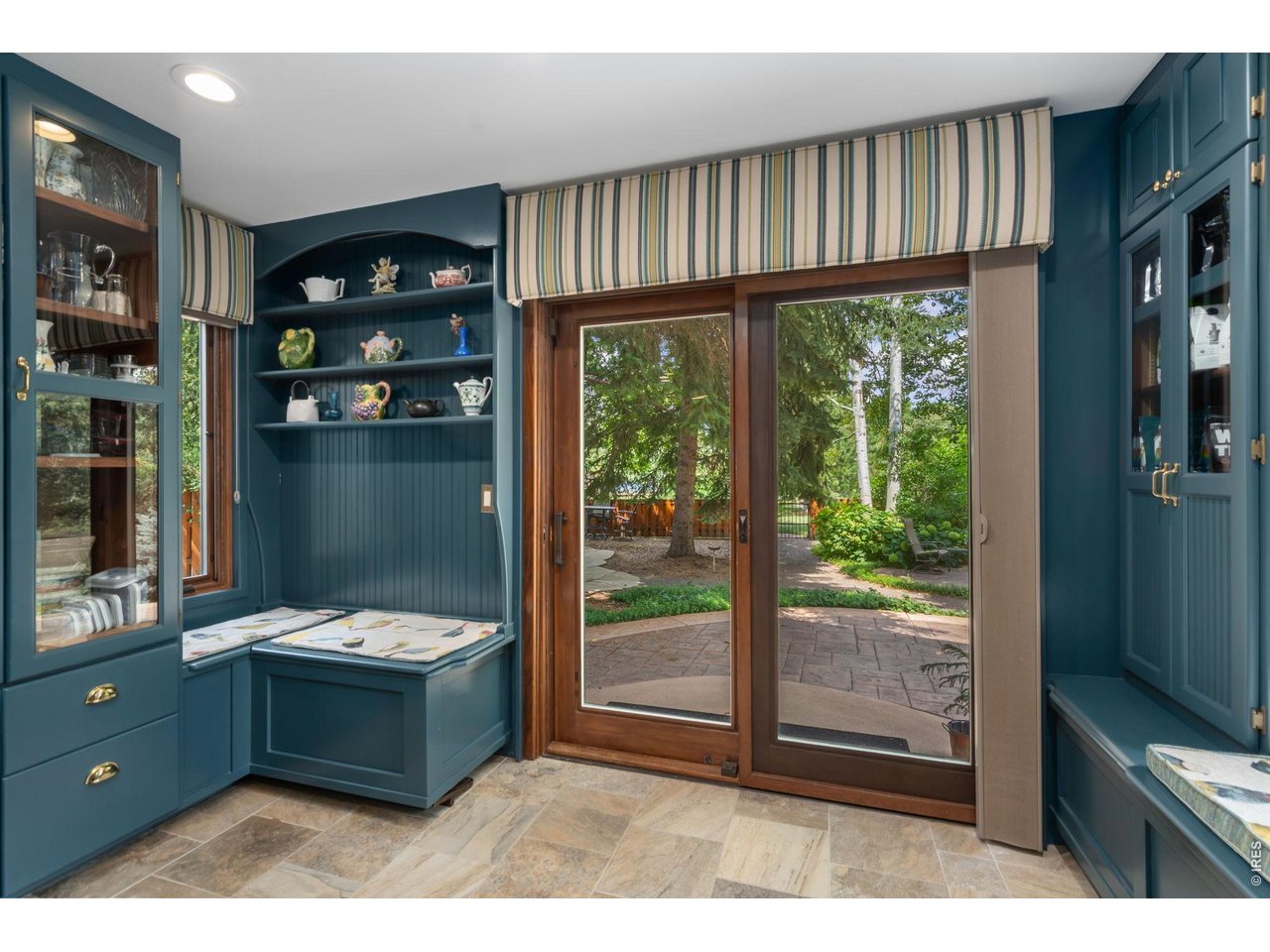 Sliding glass doors to your backyard oasis