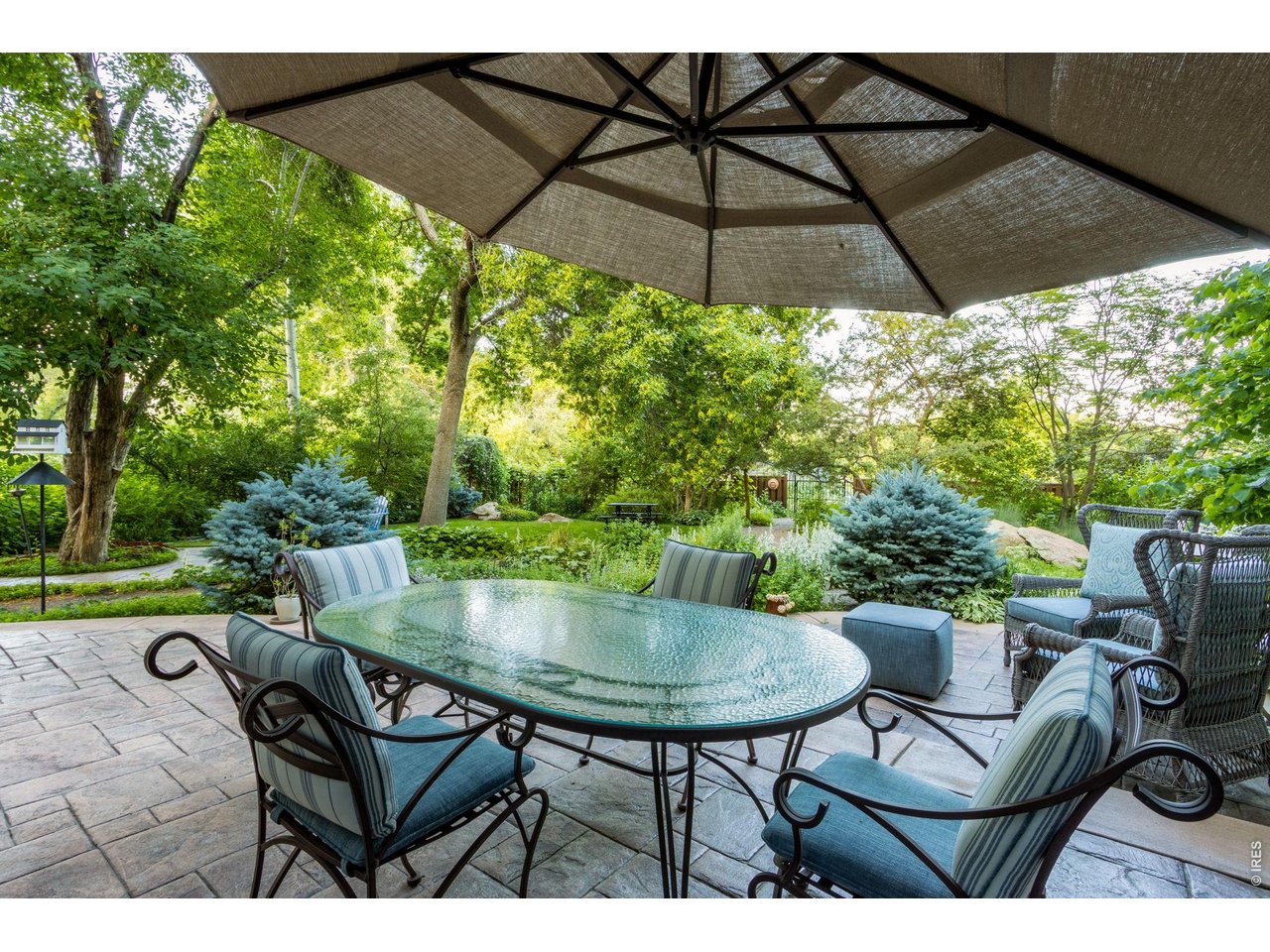 Back patio - private and peaceful