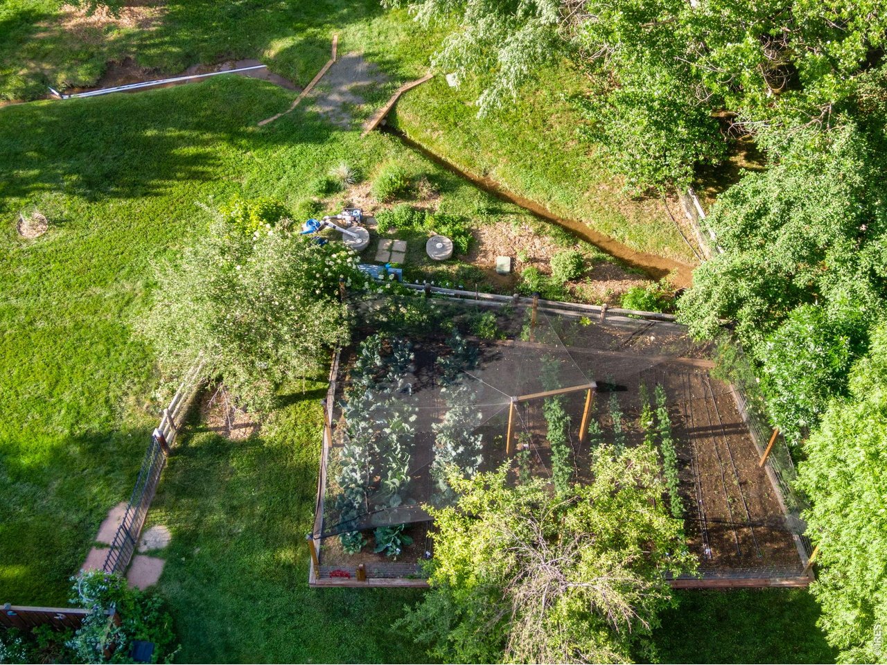 Vegetable Garden and Irrigation Ditch