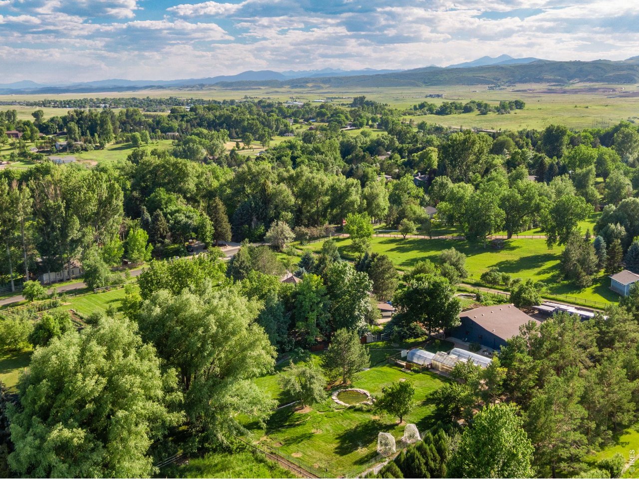 View of back of property w/ duck pond. (3) ponds located on property.
