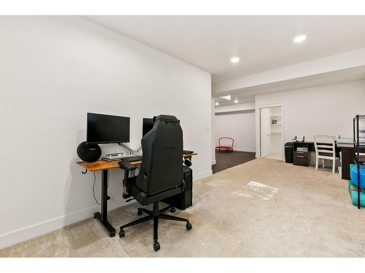 Basement - office.