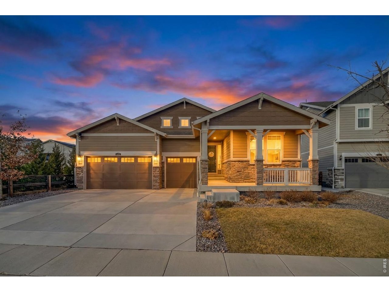 Ranch-style home with 3-car garage