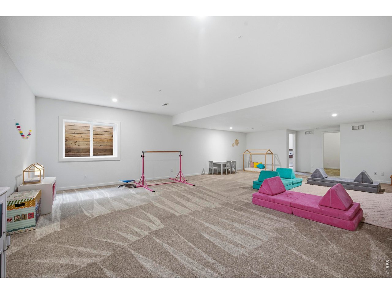 Bright and spacious rec room