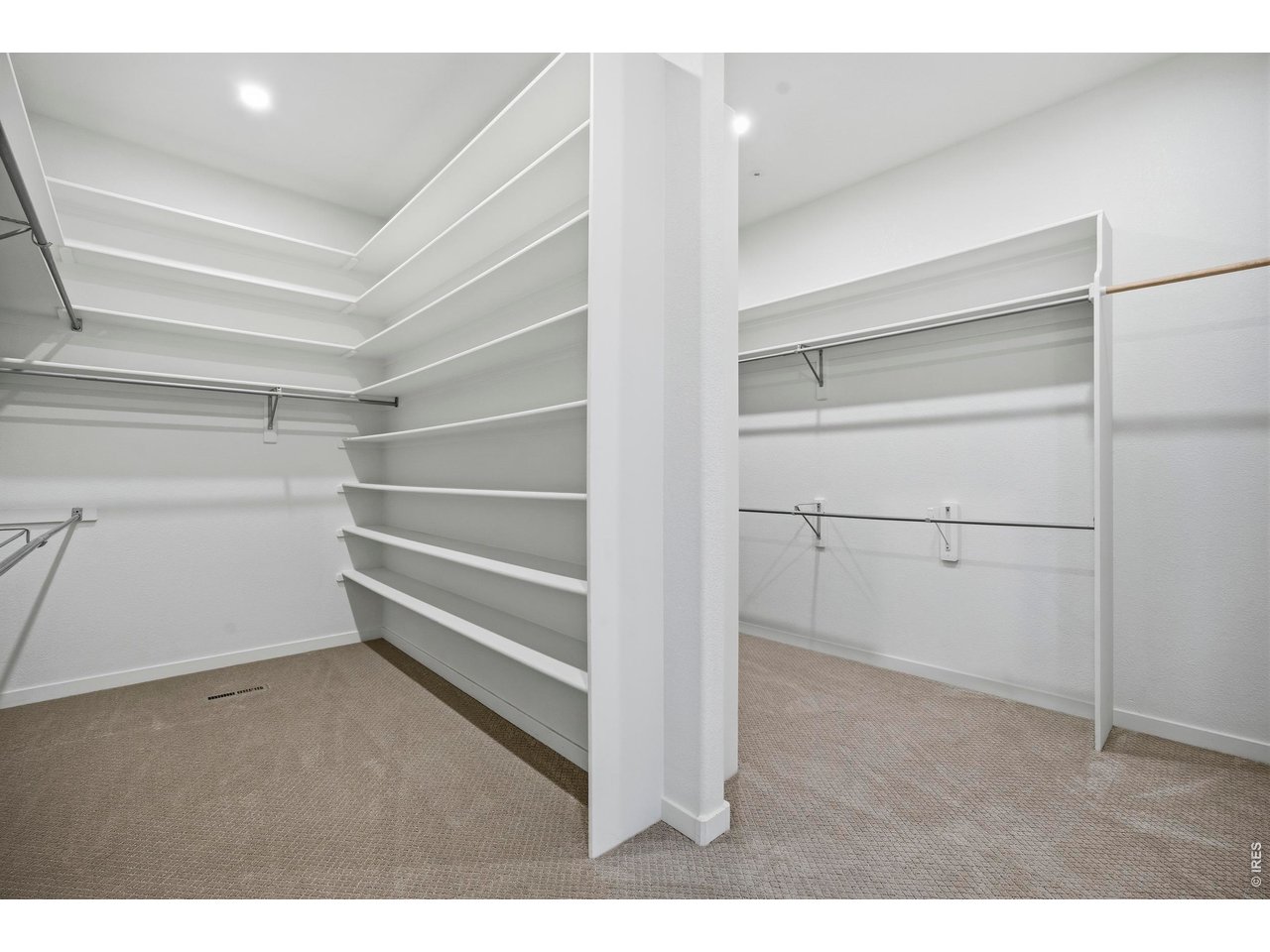 Massive walk-in closet