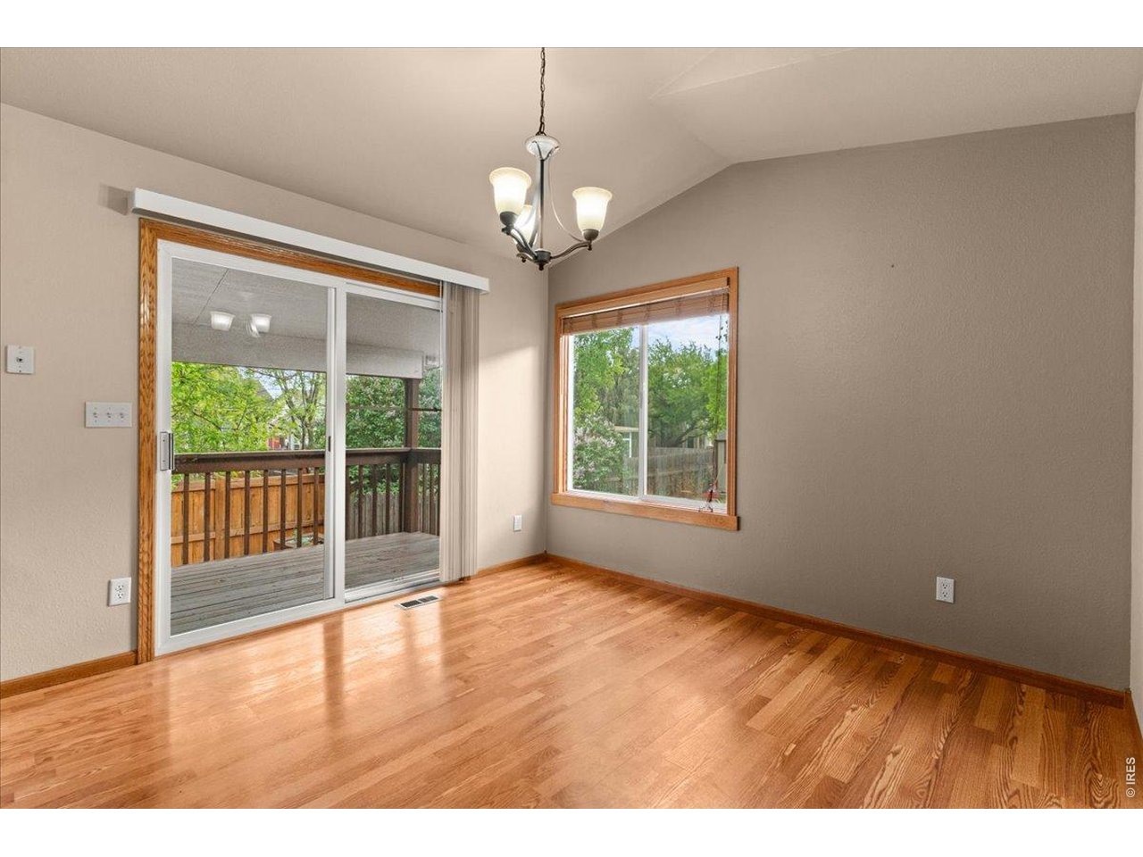 Walk out to private deck
