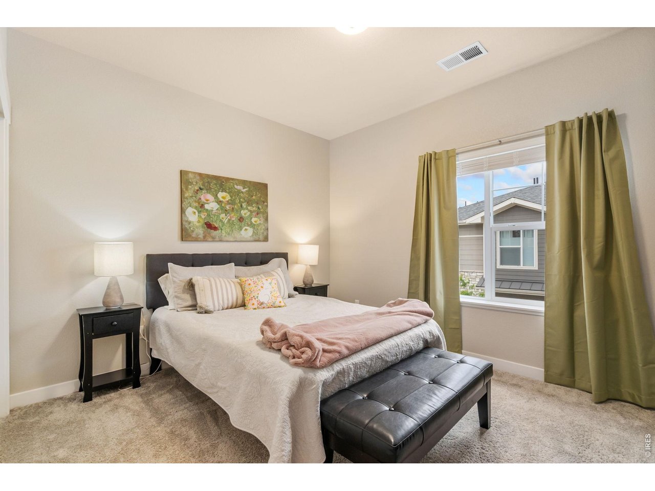 Beautiful bright second bedroom
