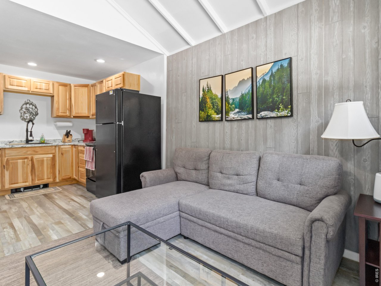 Both cottages come fully furnished