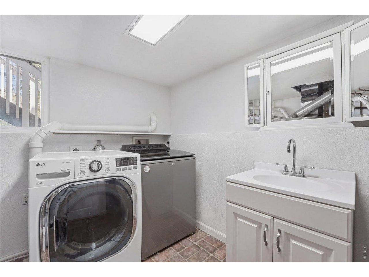 Laundry is on the lower level