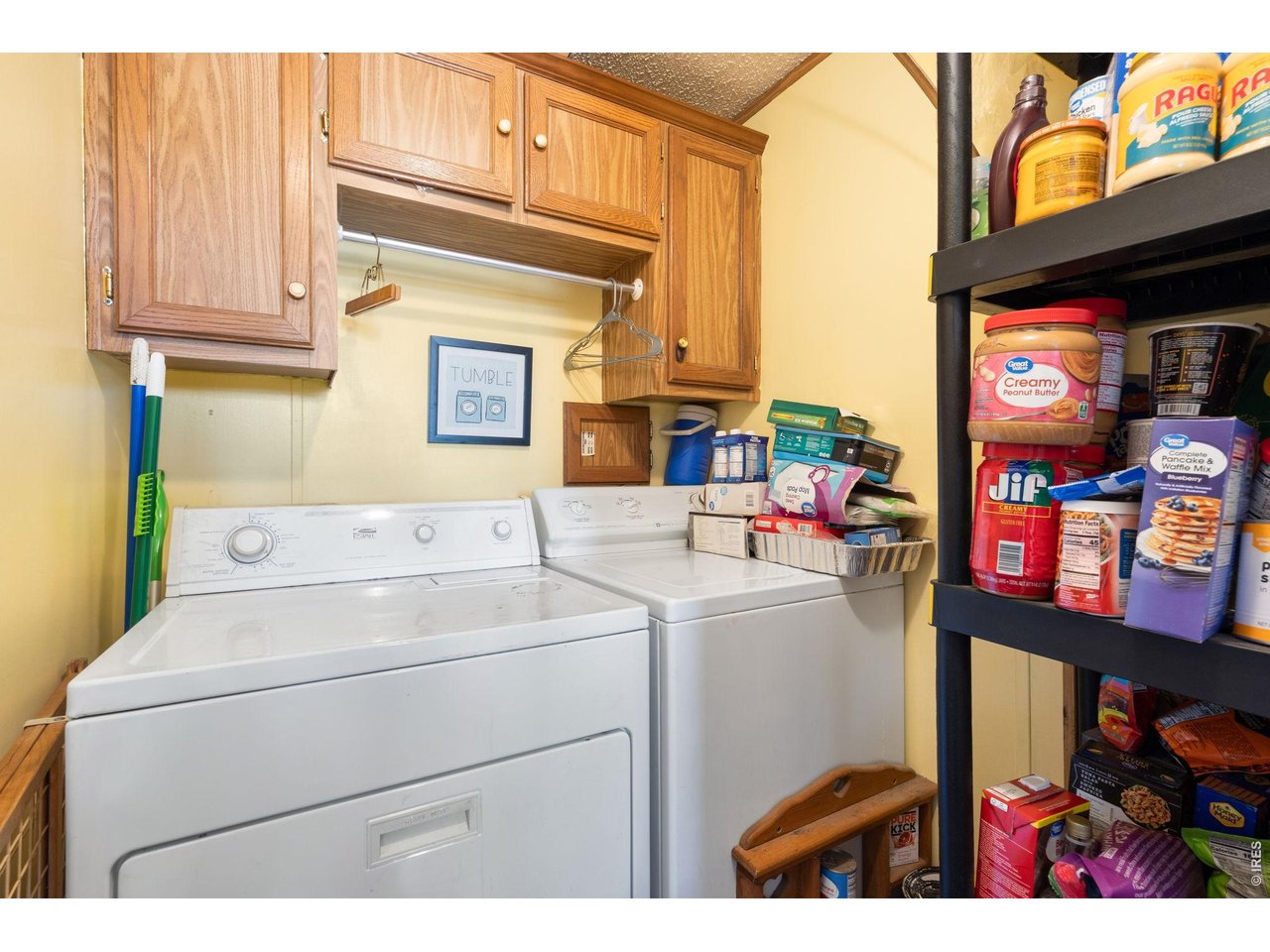 Seperate laundry room off of primary bedroom
