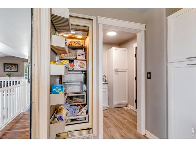 Property Photo 10 Kitchen - This is what you see when you open the chalkboard panel! It's a freezer!