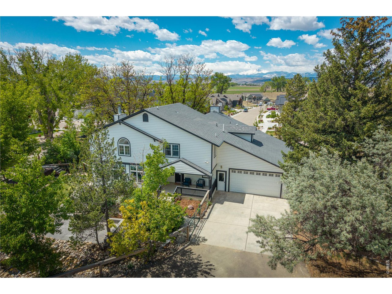 Stunning mountain views from the property.