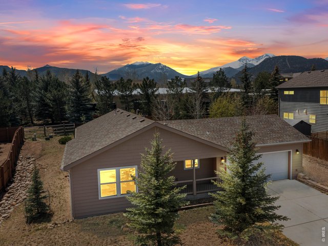 Property Photo 5 Enhanced sunset shot to Twin Sisters, Meeker & Longs