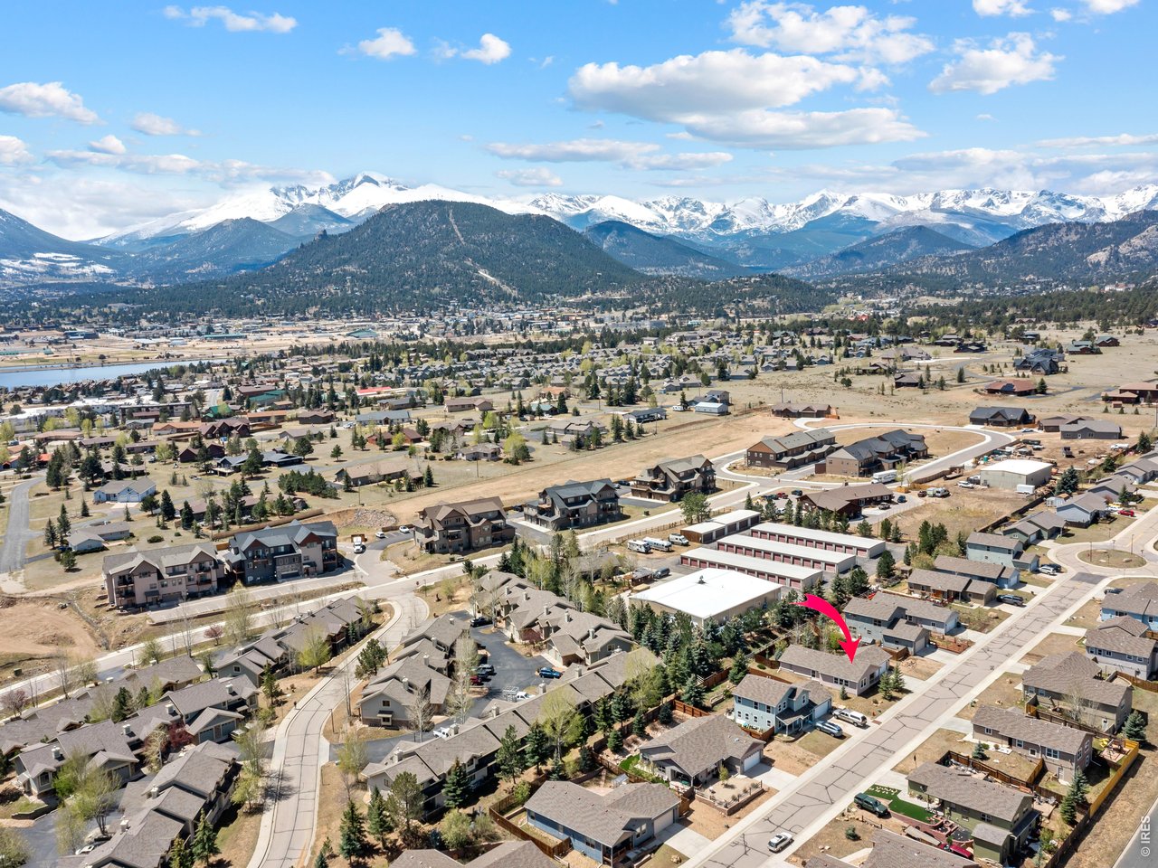Western drone shot to The Continental Divide