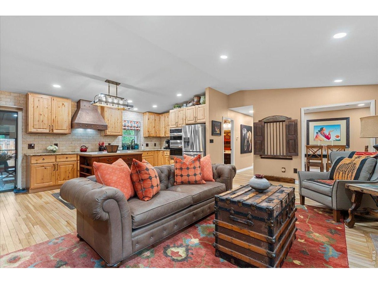Open floor plan. 