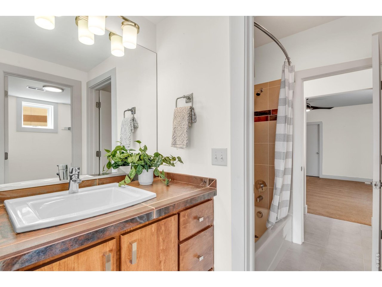 Finished Lower Level Jack and Jill Bath! 