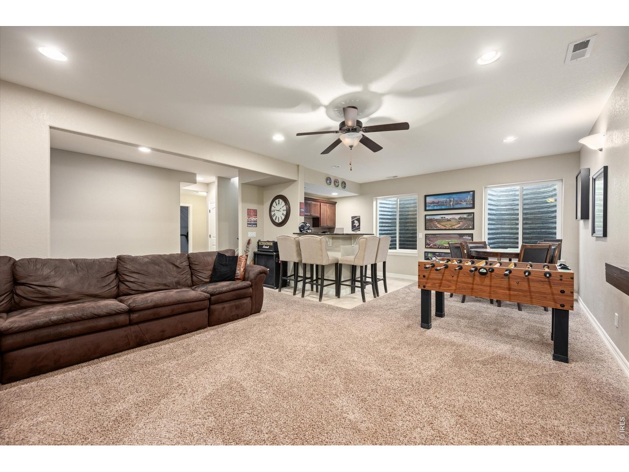 Canned Lighting, Tall Ceilings and Deep Windows Allow this Space to Feel Open and Bright!