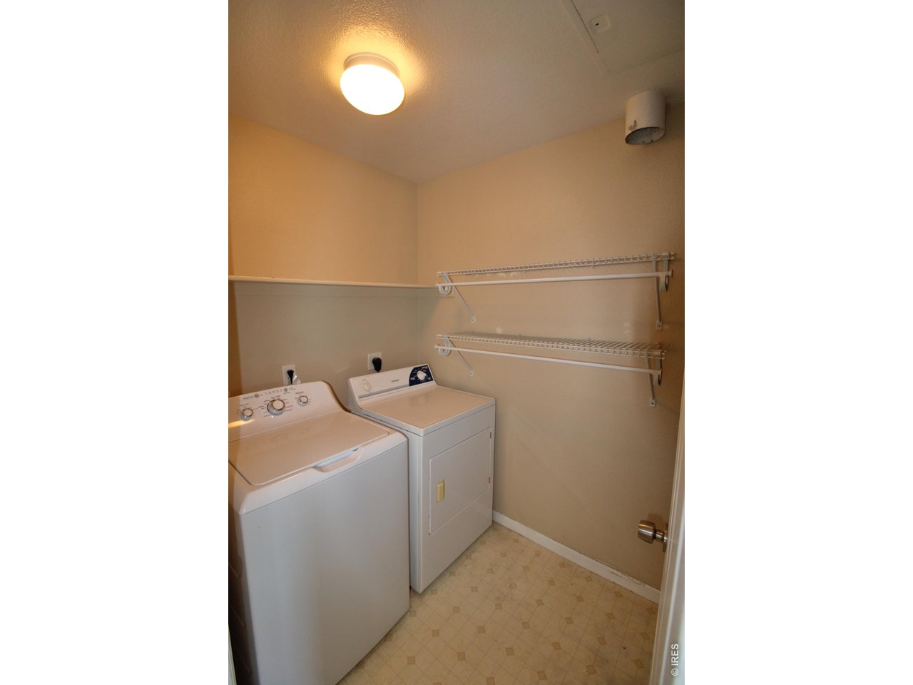Laundry room includes the washer and dryer.