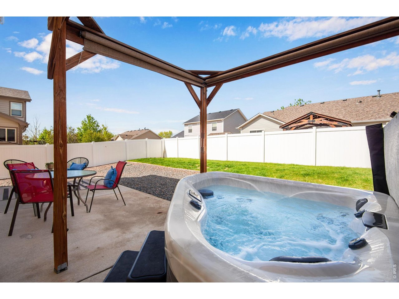 2025 Aqua Spas - Hot Tub and Gazebo with privacy awnings included. 