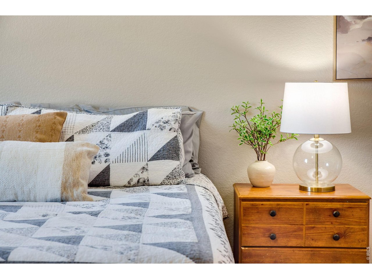 The perfect cozy retreat after a long day. 
