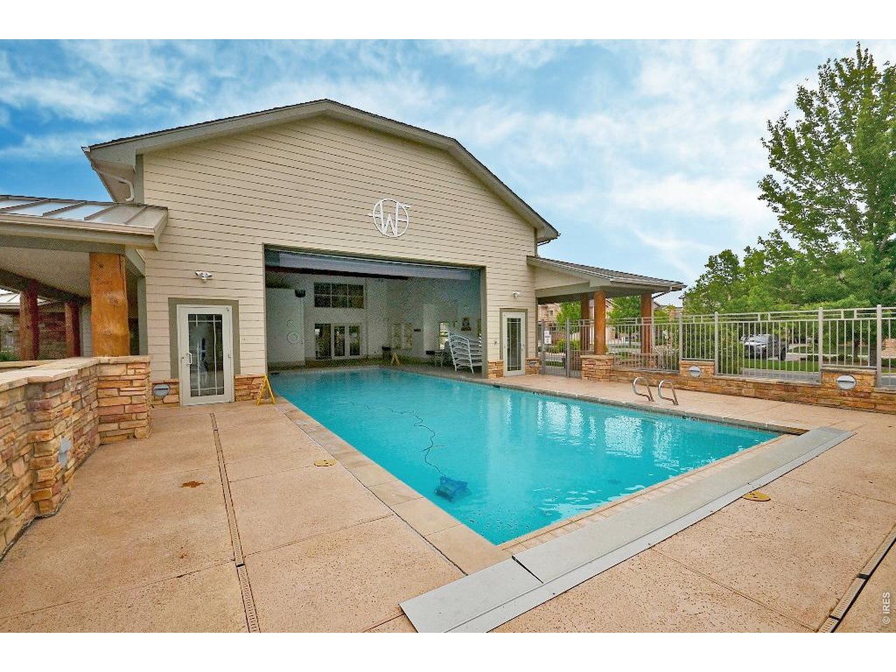 Indoor/outdoor pool!