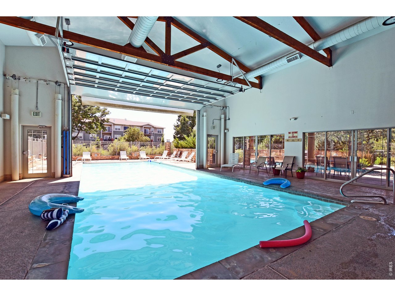 Indoor/outdoor pool!