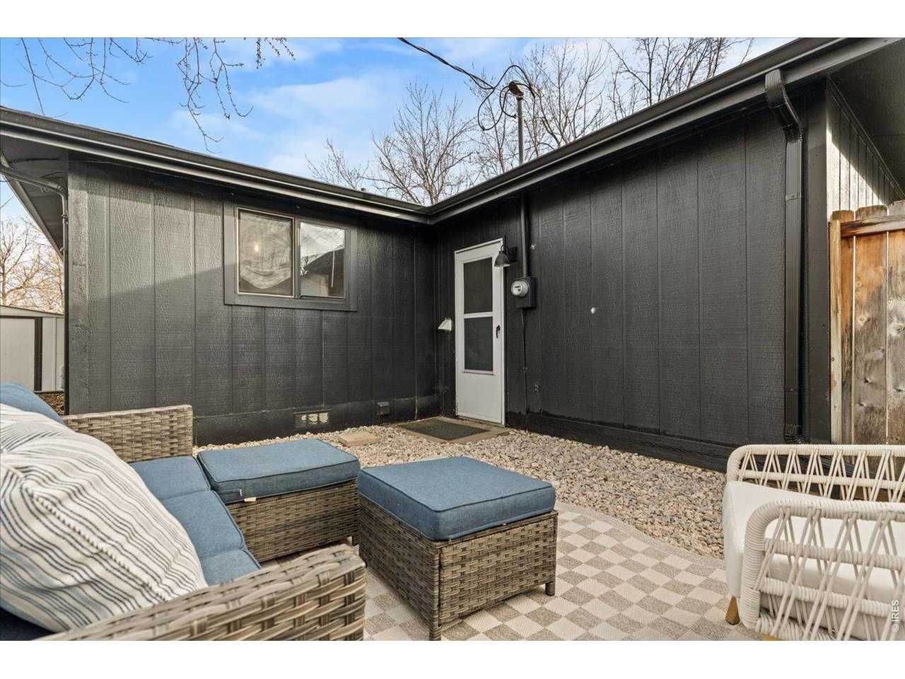 Quiet and private backyard space