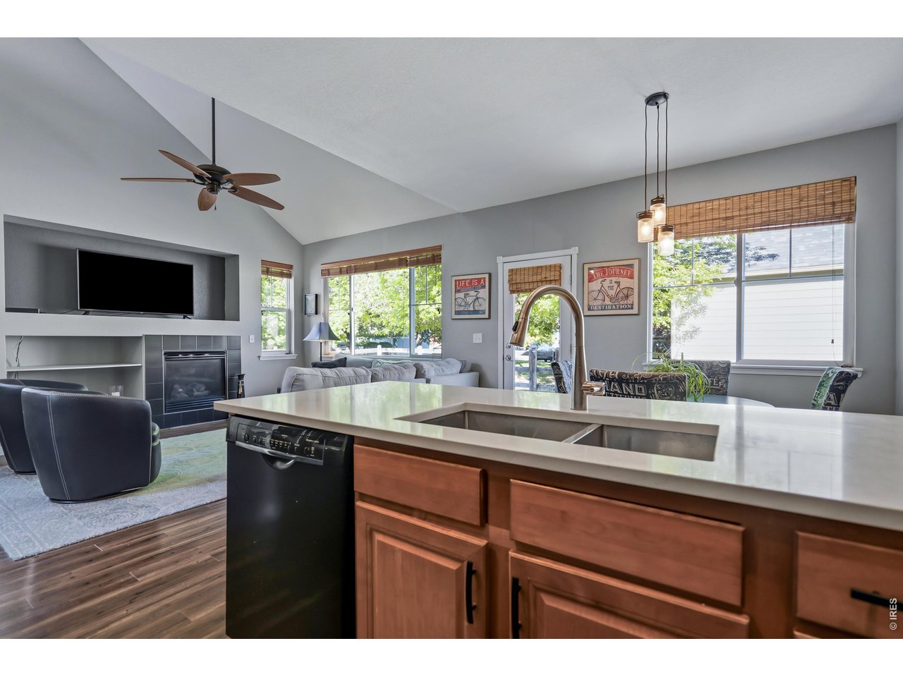 Open floor plan.