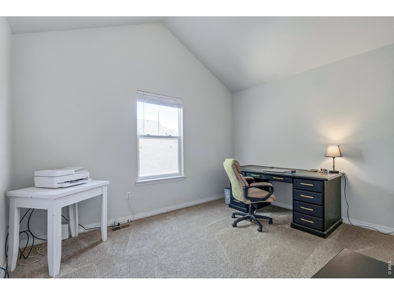 Second bedroom - also a large room with cathedral ceilings. 