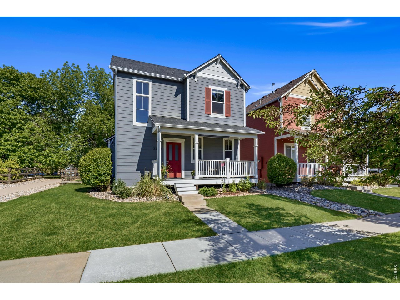 HOA maintains the front yard and shovels snow up to your front door.