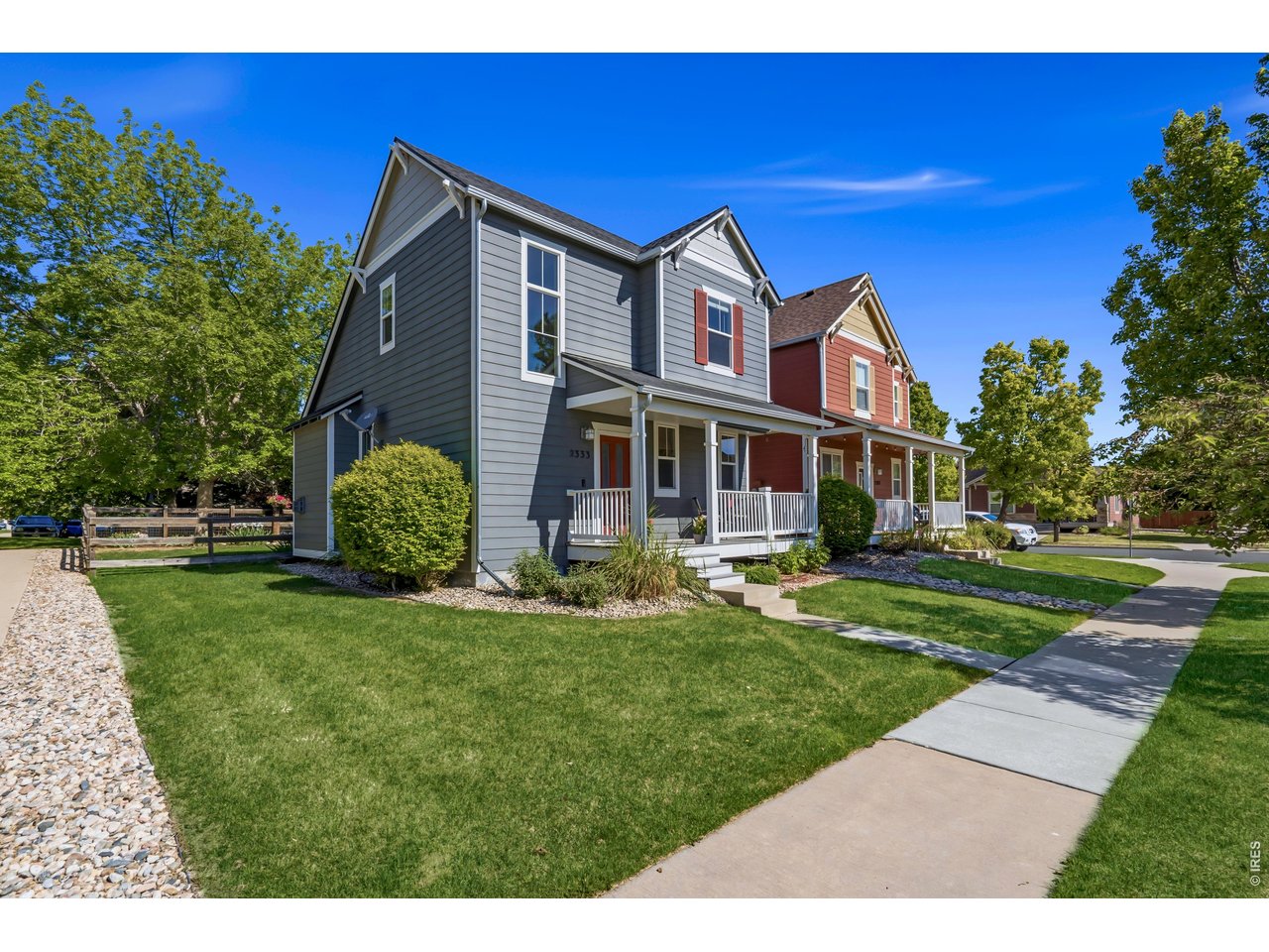 Lots of space between you and your neighbors. 