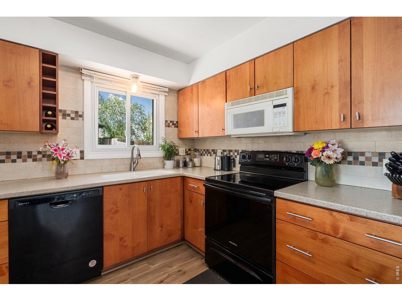 Spacious kitchen with lots of counter space