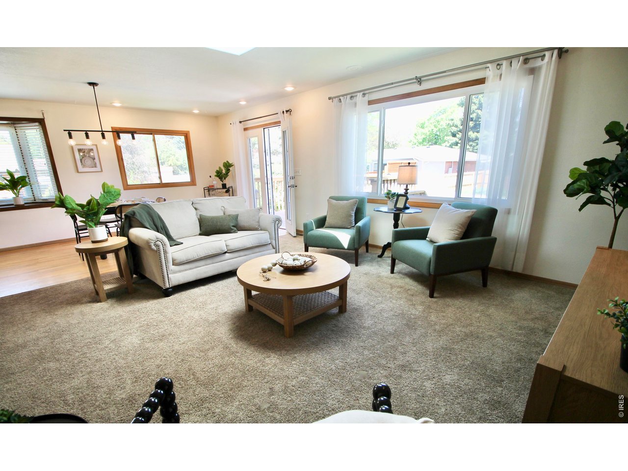 Living upstairs