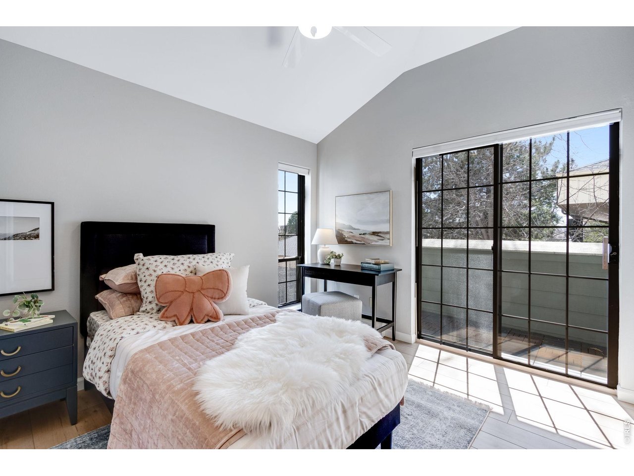 Convenient split bedroom layout, one suite on the main and and then the primary on the upper level.
