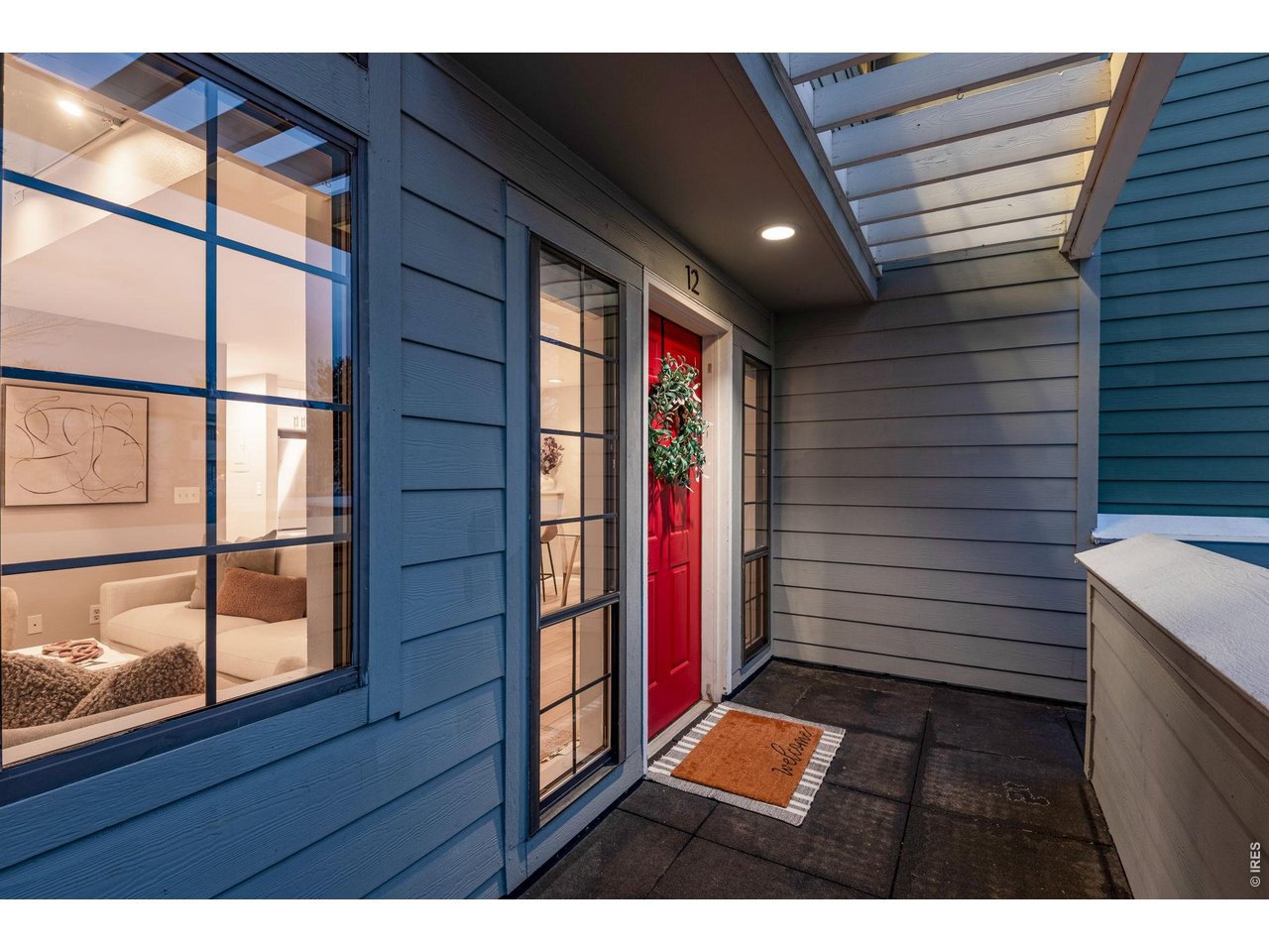 Spacious & Private front porch space!